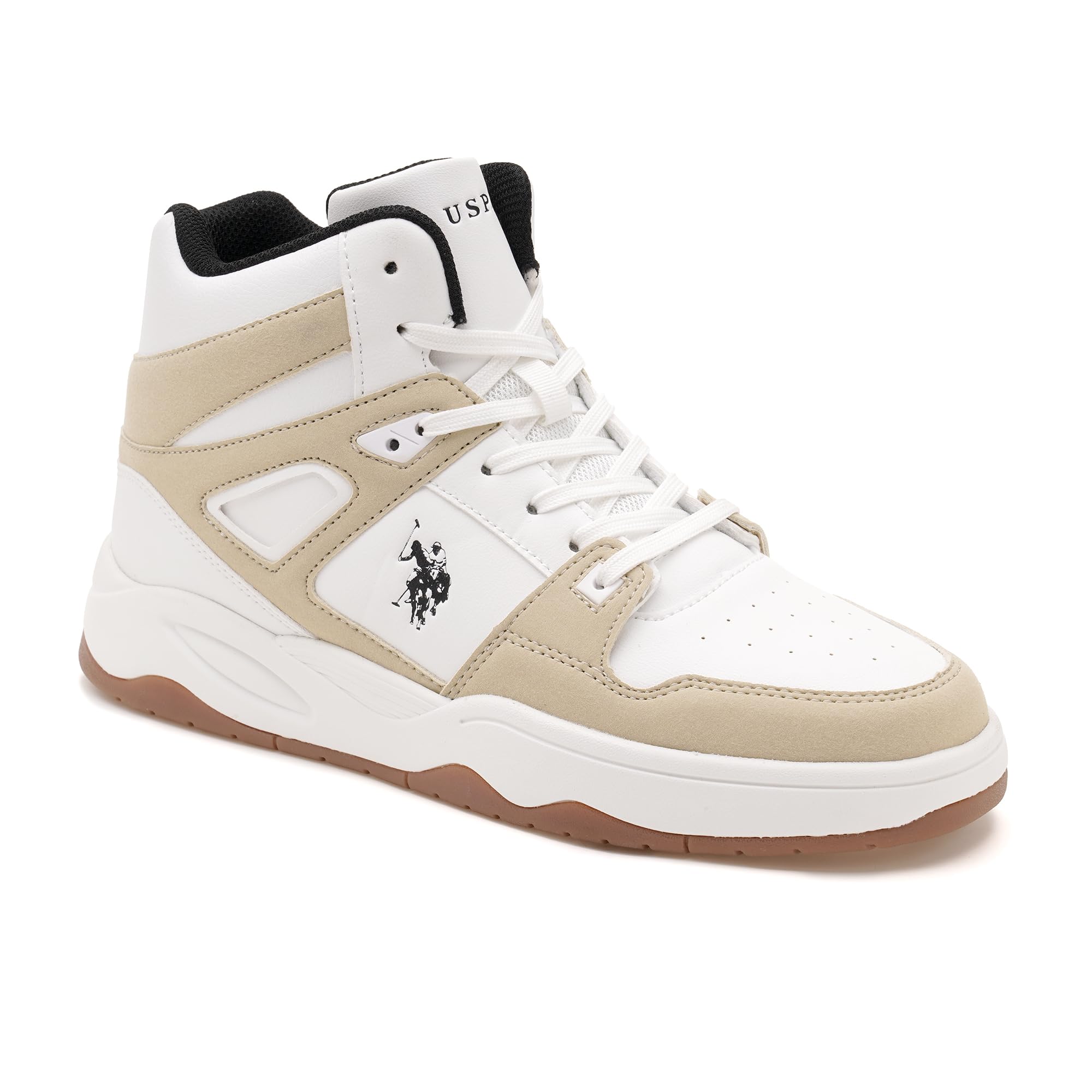 U.S. Polo Assn. USPA|Bruce|Black Stylish Casual Sneaker Shoes for Man