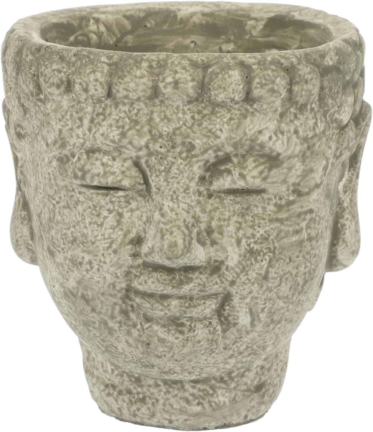 Creative Buddha Cement Planter Decorative Succulent Plant with Buddha Statue Design for Indoor and Outdoor Use Unique for Home Decor