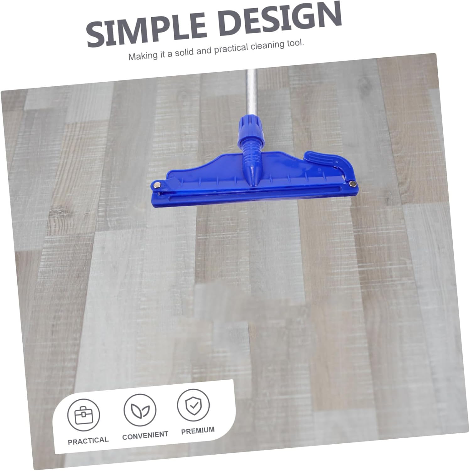 SECFOU 5pcs Mop Head Clip for Easy Replacement Detachable Clamp Design for Cotton Mop Heads Large for Efficient Floor Cleaning