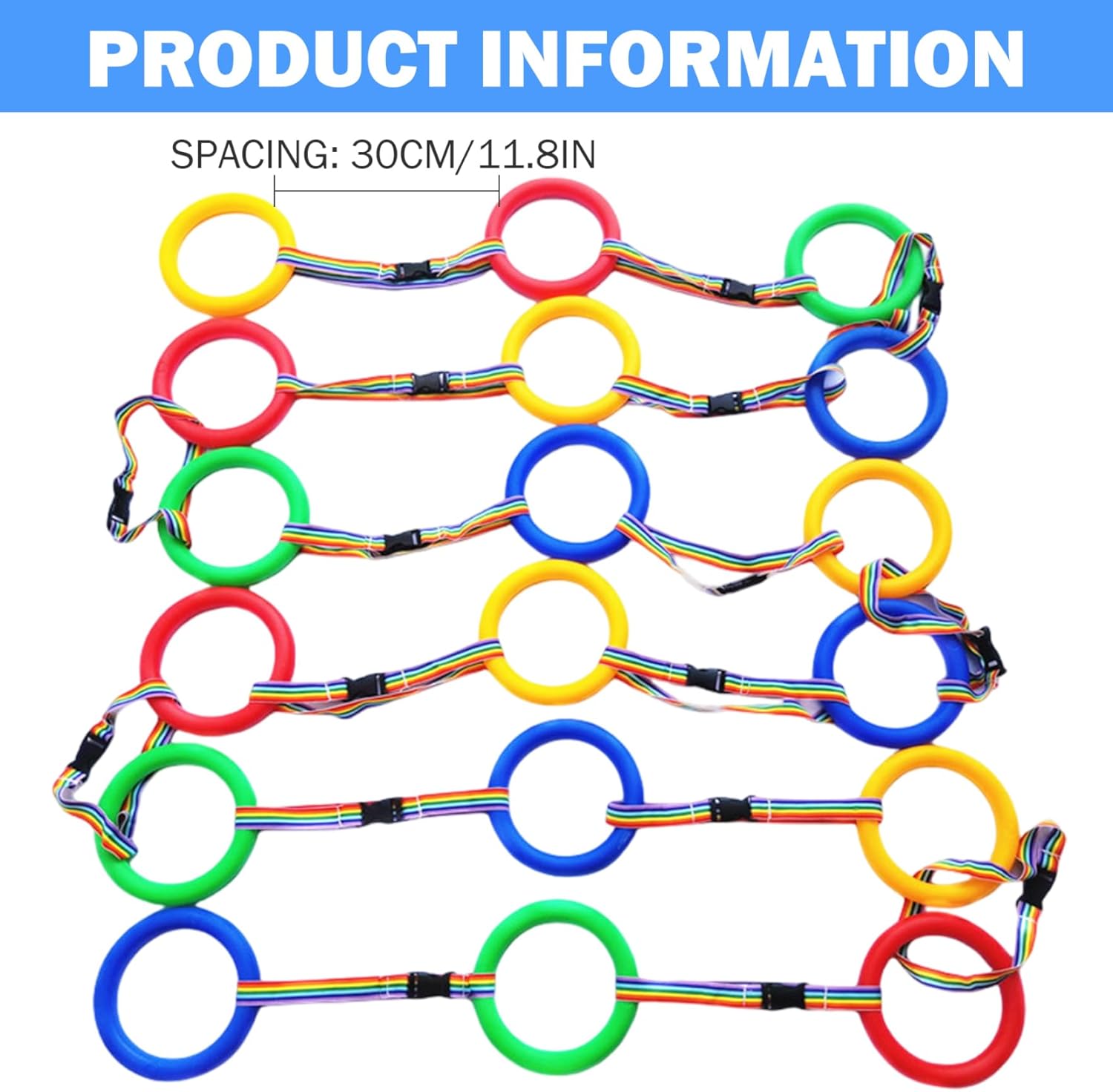 18Pcs Walking Rope for Preschool, Anti-Lost Kids Leash with Plastic Handles for Kindergarten, Daycare, Outdoor Activities