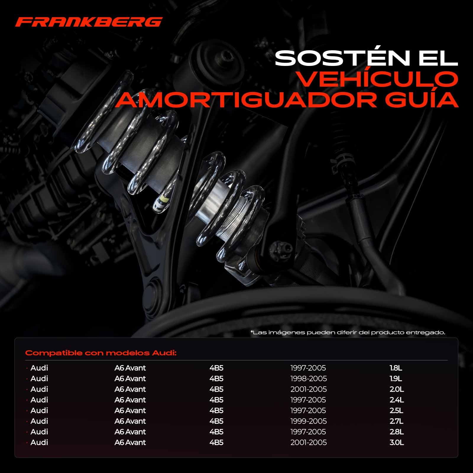 Frankberg 2x Muelles de Suspensión Eje trasero izquierdo derecho Compatible con A6 Avant 4B5 1997-2005 Replace# 3B0511115Q