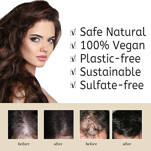 Miniatura 4 de Barra de champú, jabón de champú hecho a mano con agua de arroz, extracto de aloe vera e ingredientes naturales, tratamiento de pérdida de cabello,