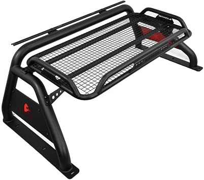 Black Horse Atlas Roll Bar Black Compatible with 2019-2026 Ford Ranger-ATRB8BK