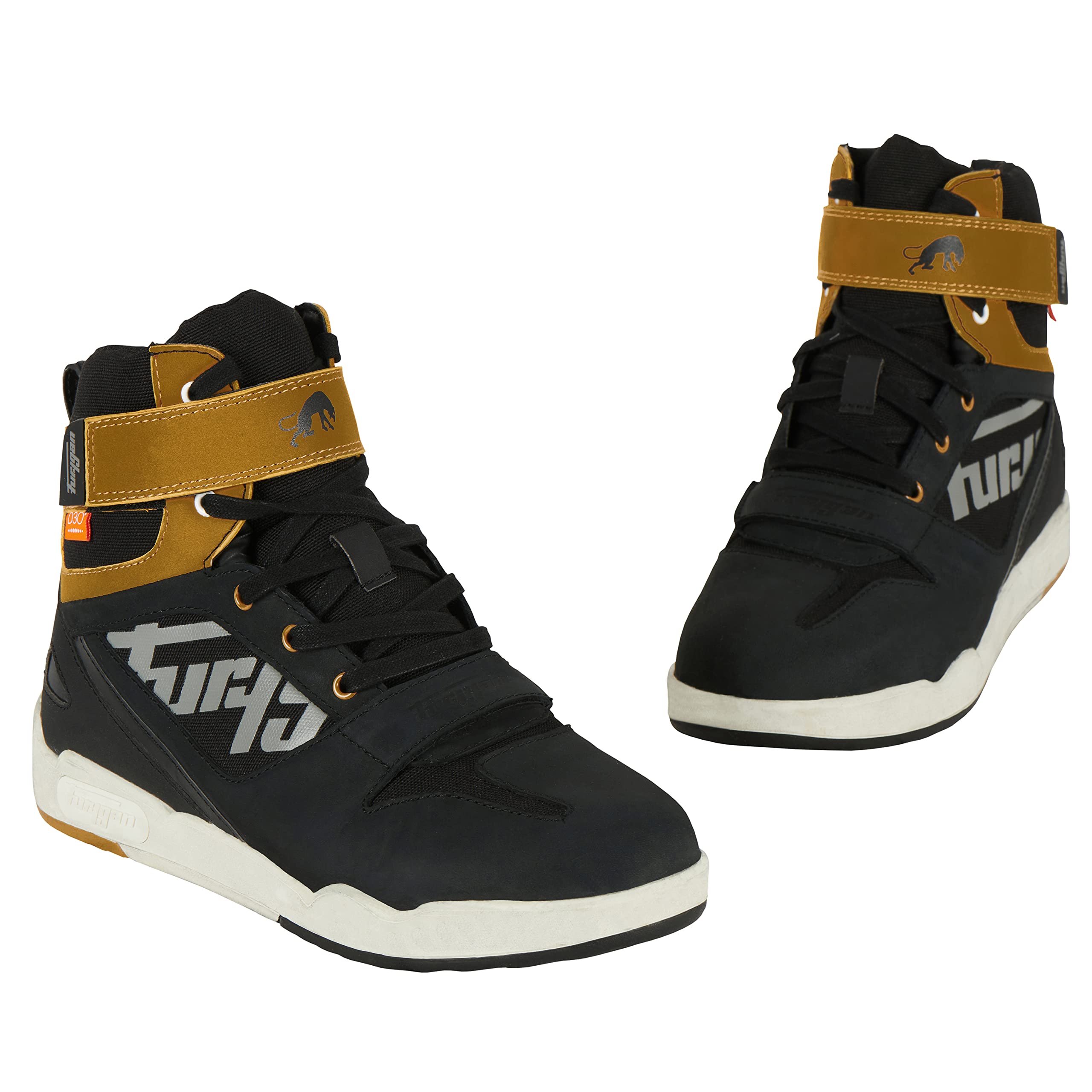 Furygan Chaussures Basket Get Down Noir-Marrone, Scarpe da Ginnastica Uomo