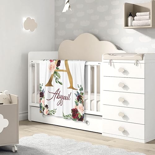 Miniatura 26 de Mantas de bebé personalizadas para niños y niñas, regalos personalizados para bebés, mantas de bebé personalizadas para niñas y niños, artículos