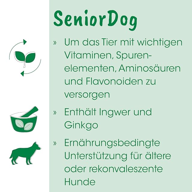 Foto 2 de 8 de cdVet Senior-Dog Pulver, 250 g Polvo