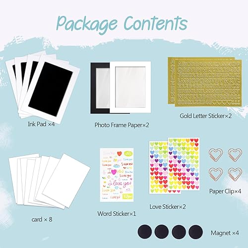 Miniatura 6 de Kit de huellas para perros y gatos, kit de huellas y manos de bebé sin tinta, kit de impresión de nariz de perro, kit de almohadilla de tinta de