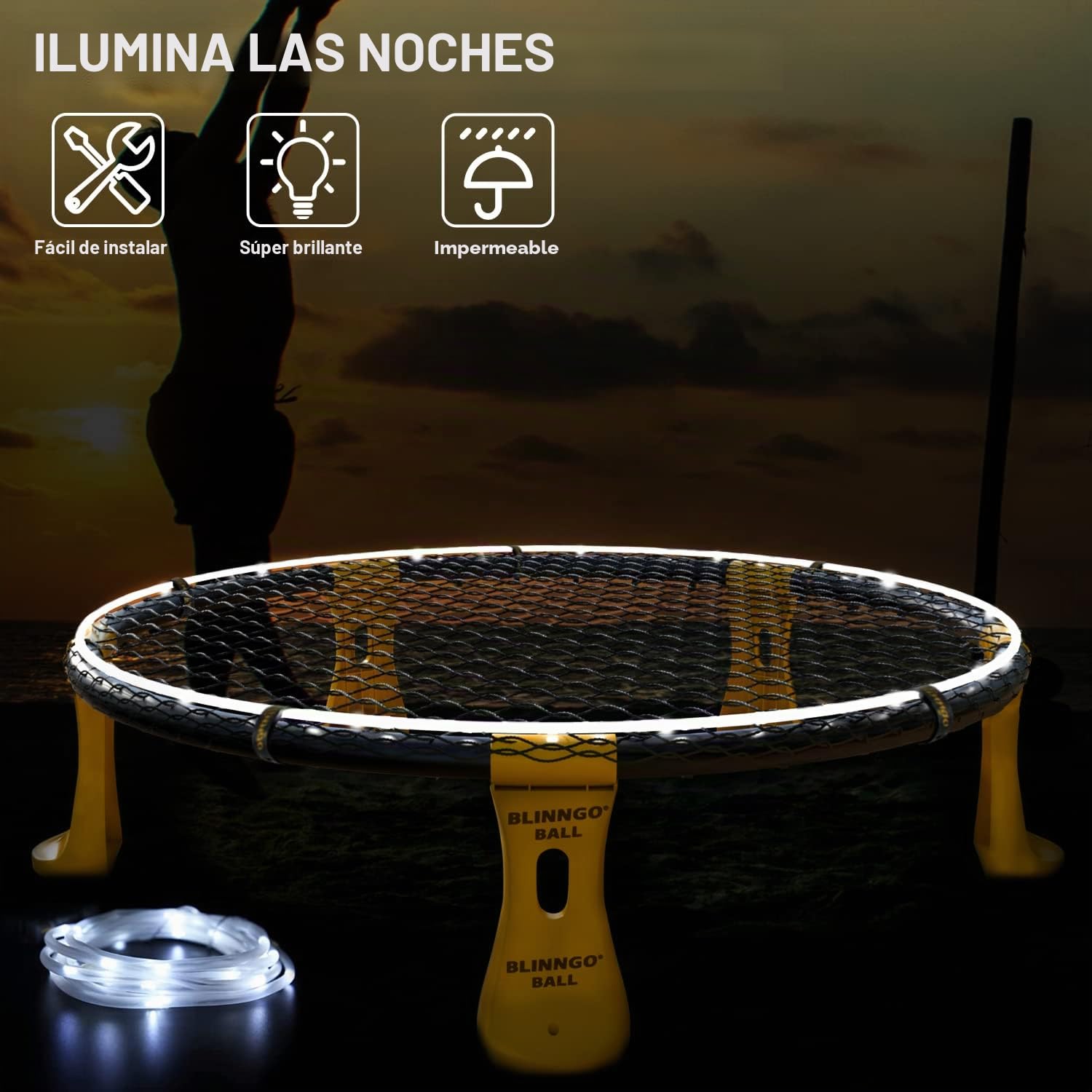 Blinngoball Mini Juego de Pelota de Playa Outdoor Games Set al Aire Libre o a Cubierto, sobre el césped