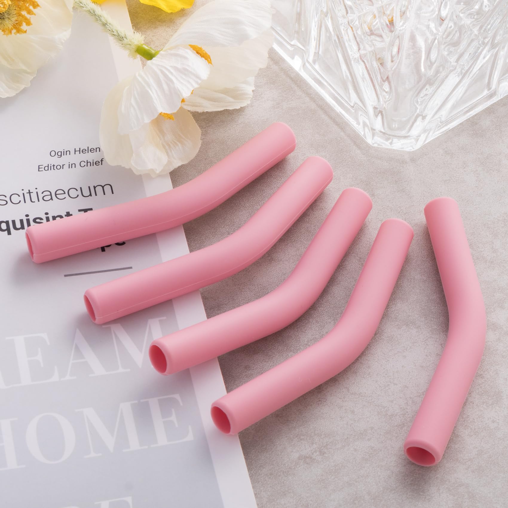 6 Punte In Silicone Per Cannucce In Metallo Da 8 Mm – Morbide, Riutilizzabili, Adatte A Bevande Calde/Fredde – Per Stanley E Altre