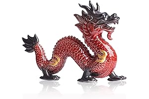 Large Chinese Feng Shui Dragon Statue Home Decor