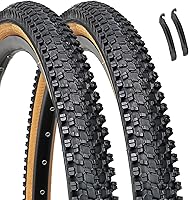 Vista 10 de Hycline Paquete de 2 neumáticos para bicicleta de montaña: neumáticos de bicicleta plegables de repuesto de 20/24/26/27.5 pulgadas resistentes al