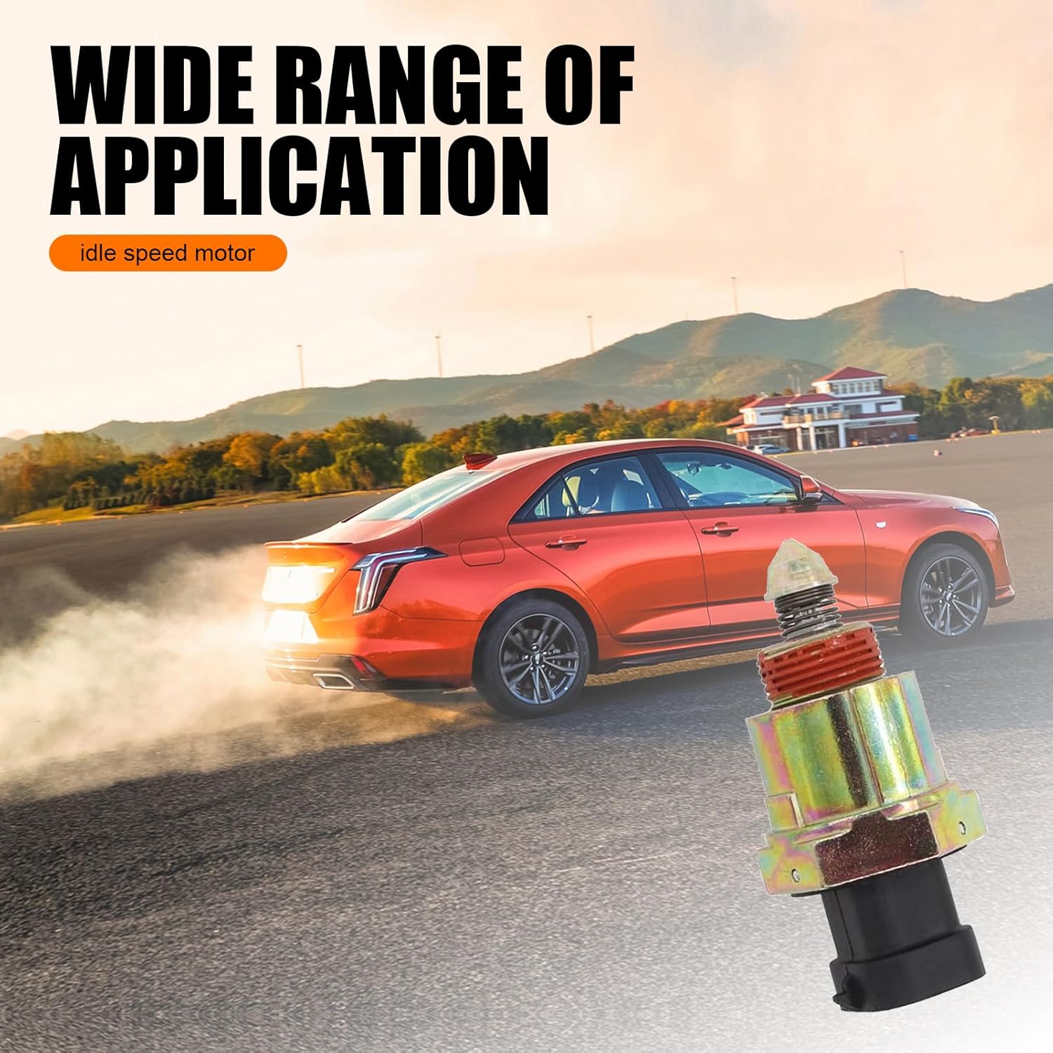 1 PC Car Fuel Injection Idle Motor, Replacement Parts 17079256 AC102 17089062 AC1 17111281 17111286, Injector Idle Air Control Valve, Compatible with Cadillac Chevrolet (Multicolored)