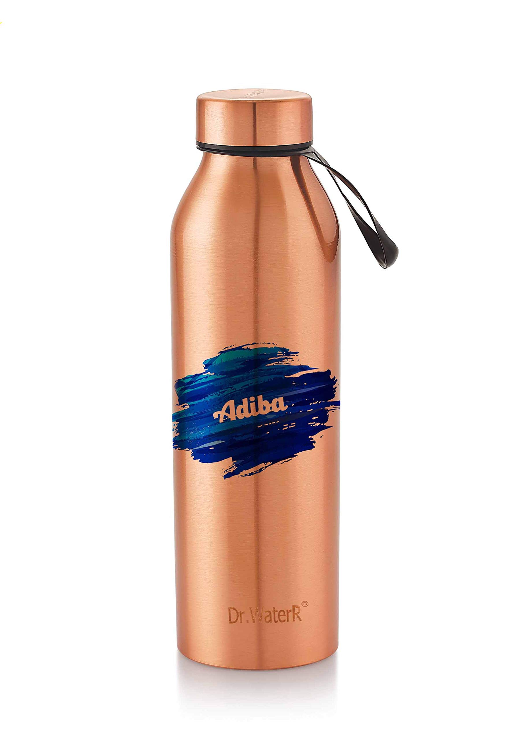 Dr Waterr Pure Copper Bottle Adiba Personalised Name Capacity
