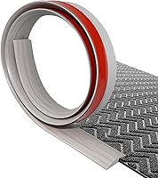 Vista 29 de Tira de Transición de Piso Autoadhesiva para Transiciones de Alfombras y Pisos, Tira de Borde de Acabado de Transiciones de Umbral de PVC Adecuada