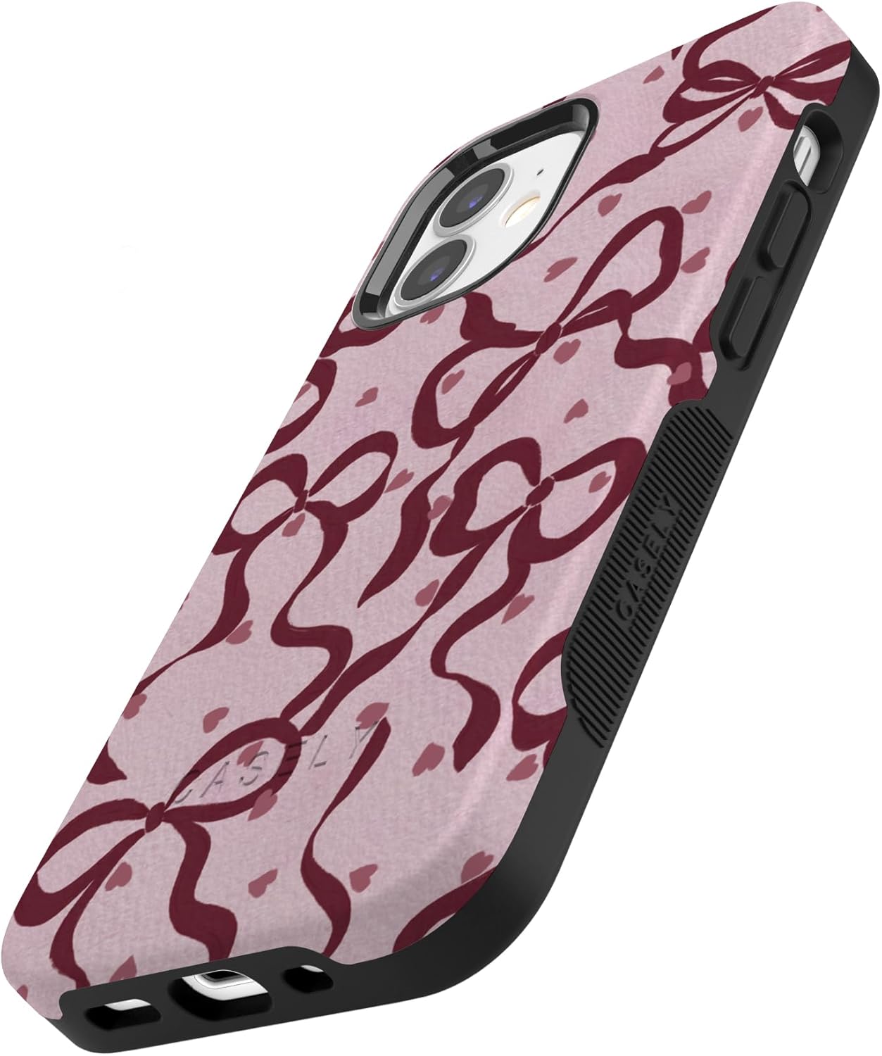 Casely iPhone 12 Mini Case | Coquette Crush | Bows | Bold Protective Design | MagSafe Compatible Design - Image 9