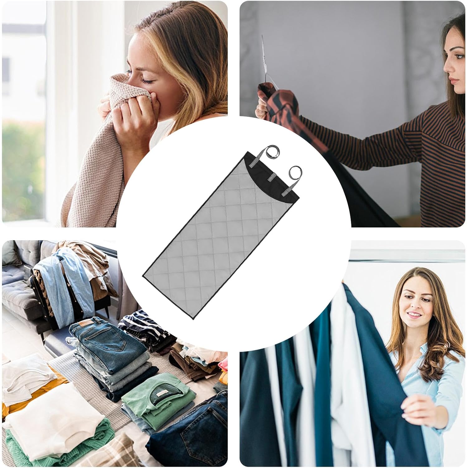 Steam Board Press Pad - Heat Resistant Portable Steamer Pad, Garment Clothes Steaming Accessory, Convenient Feature for Travel, Home, Office, Closet, Clothing Care, Dress, Shirt, Pants