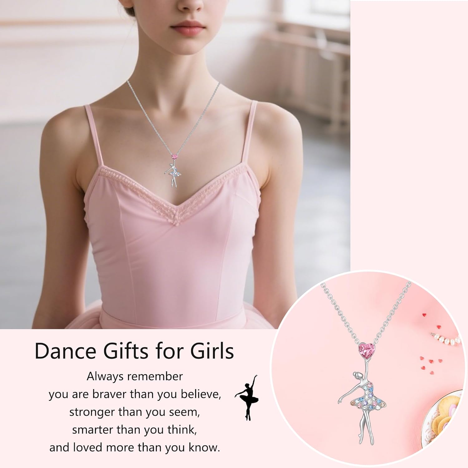 Dance Recital Gifts for Dancers, Ballerina Jewelry Birthday Christmas Gifts for Ballet Dancer Lovers - Image 5
