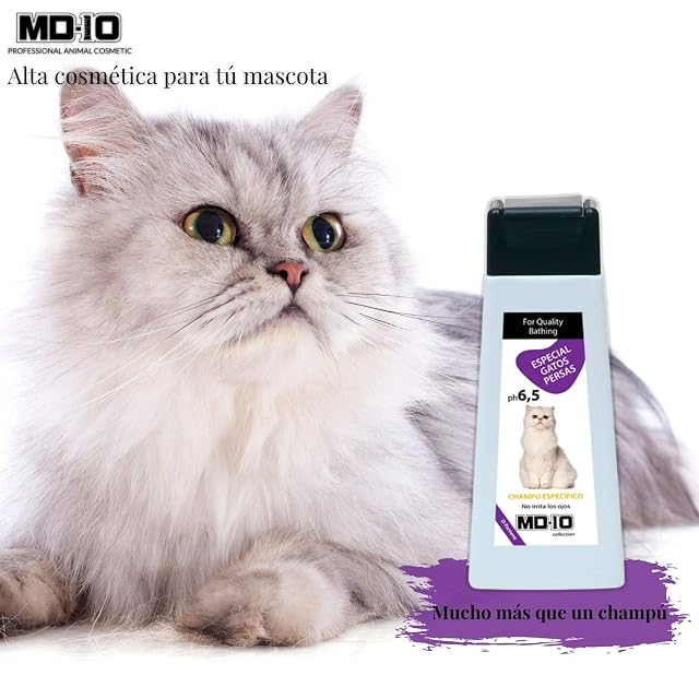Foto 4 de 5 de Champú para Gatos Persa - Champú Hidratante con Vitamina D-Pantenol - Pelo Largo y Grueso