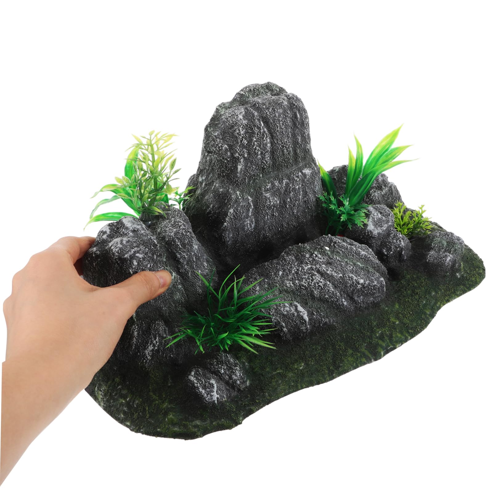 Toyvian Adorno Acuario Artificial Decoración De Rocalla Resina Cueva para Bettas Decoración Acuario