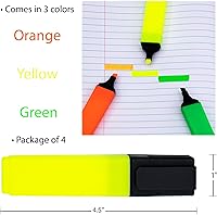 Vista 2 de Moda West Paquete de 96 resaltadores surtidos, paquete de suministros escolares a granel esenciales para estudiantes y profesores