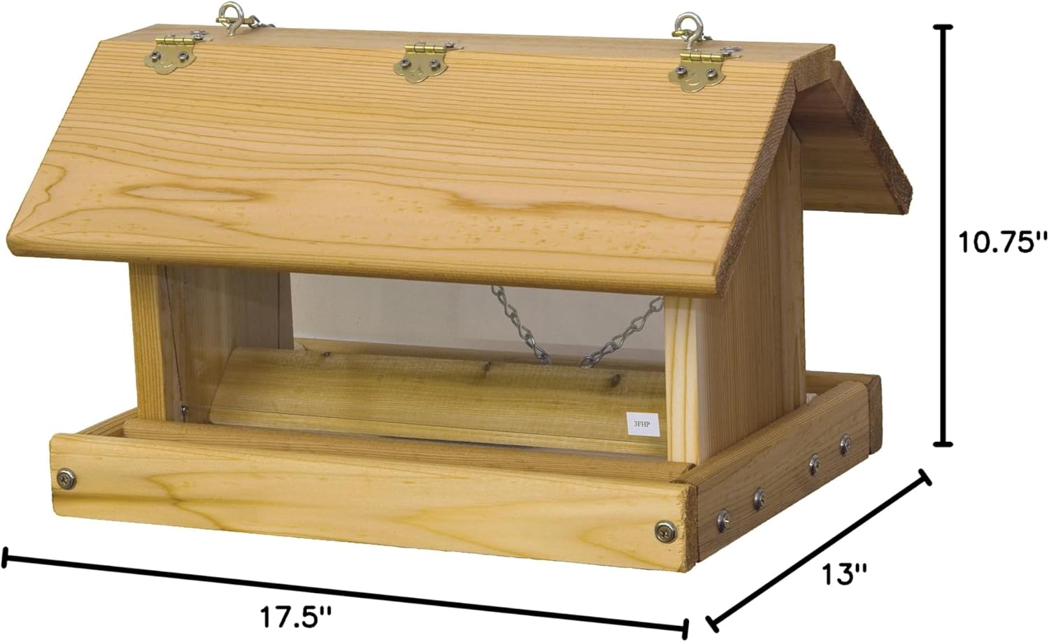 Stovall 3FHP Medium Flip Top Feeder with Perforated Plastic Bottom