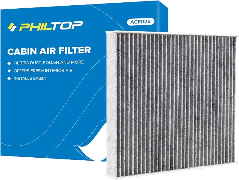 Filtro de cabine com carvão ativado PHILTOP CF11643 para Volkswagen e Audi – 1 unidade