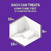 Vista 8 de Hot Shot 95911 AC1688 Nebulizador de chinches y pulgas, paquete de 3, morado