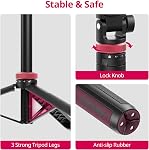80'' Osmo-Mobile Floor Tripod-Stand Holder for DJI Osmo Mobile 8 SE 7P 7 6 5 4 / Osmo-Pocket 4 3 2 1 / Osmo Action 6 5 pro 4 3 2 1