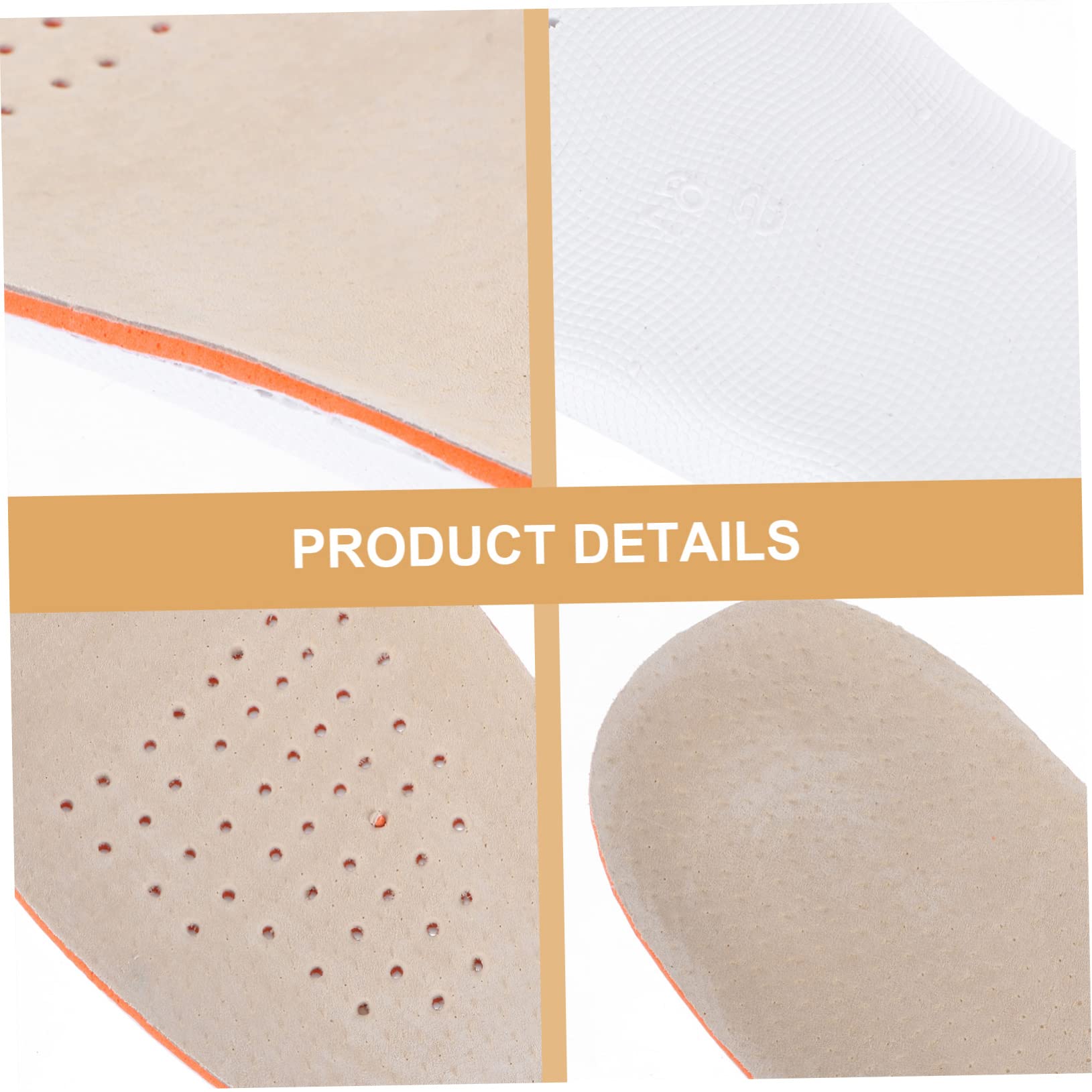 FRCOLOR 1 Pair Taller Pad Shoe Inserts for Height Shoes Heel Inserts Lift Height Increase Inserts Insoles for Men Insoles to Make You Height Booster for Shoes Shoe Insoles Men Dress Pant