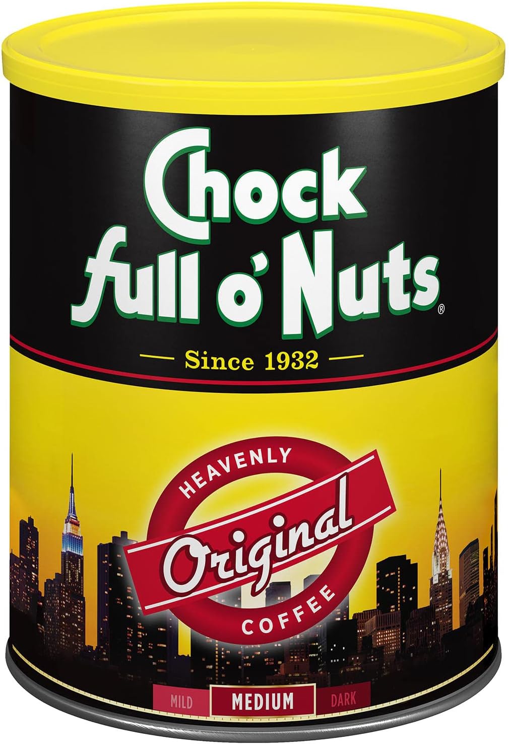 Chock Full o’Nuts Heavenly Hazelnut Ground Coffee (10.2 Oz