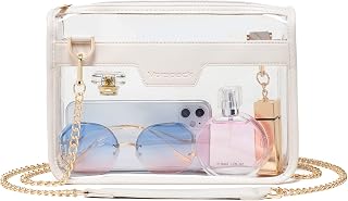Clear Purse Stadium Approved - Clear Bag for Women Clear Crossbody Bag for Sport Event Concert