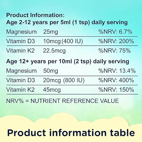 Miniatura 6 de Liposomal de magnesio  con vitaminas D3 y K2  Bisglicinato de magnesio  para niños y adultos  Suplemento líquido altamente absorbente  Sabor a limón