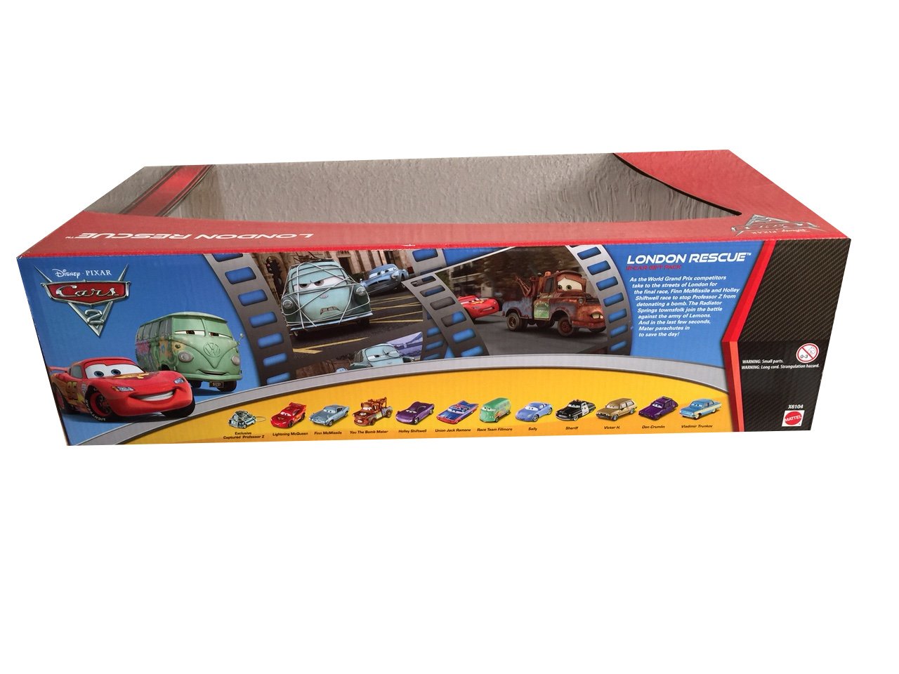 Disney Cars 2 London Rescue with Captured Professor Z - 12 Car