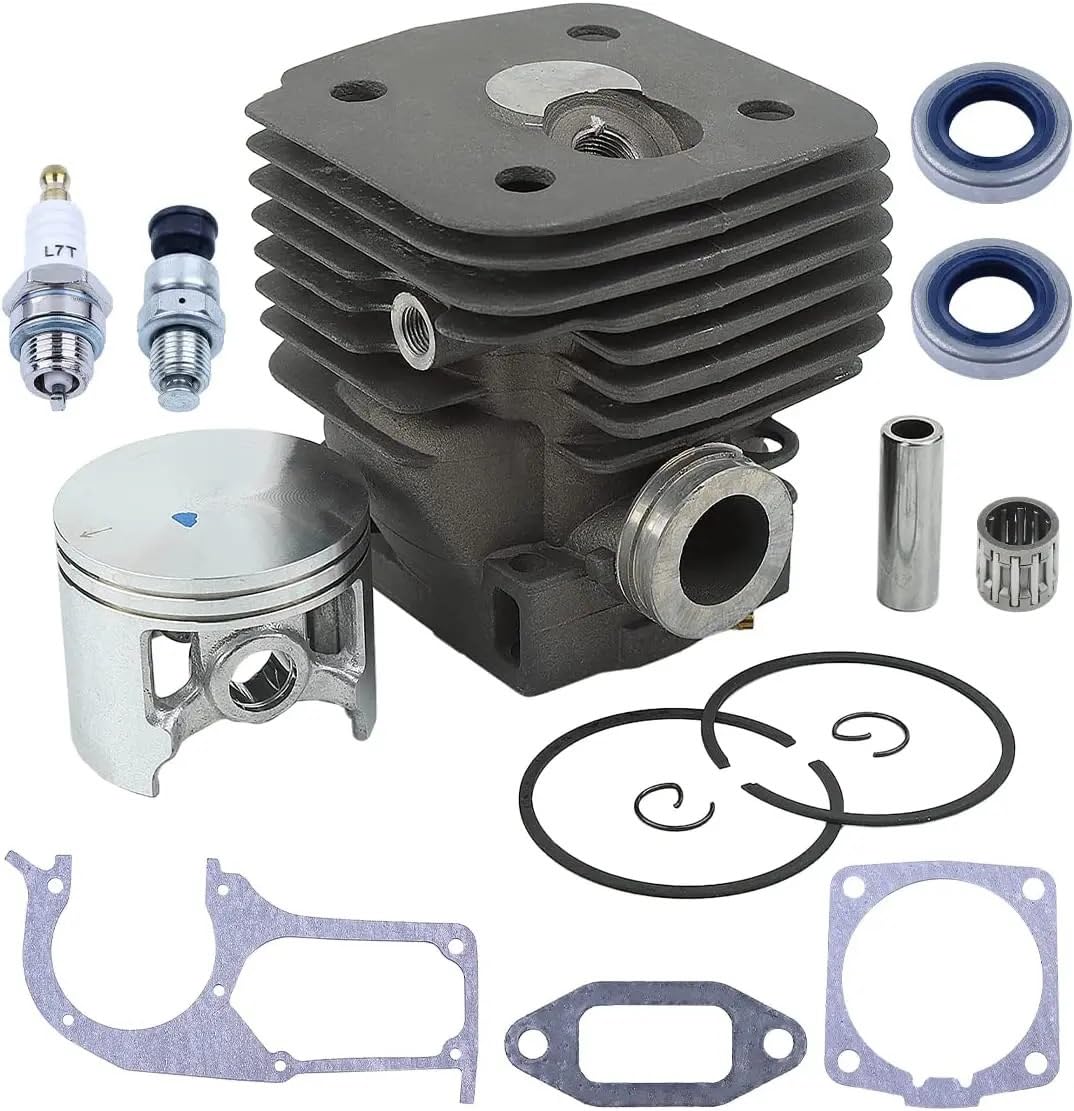 Zestaw tłoka cylindra 58 mm do 395 395XP 395EPA | W pilarkach łańcuchowych należy wymienić uszczelkę olejową, łożysko igiełkowe tłoka, świecę zapłonową
