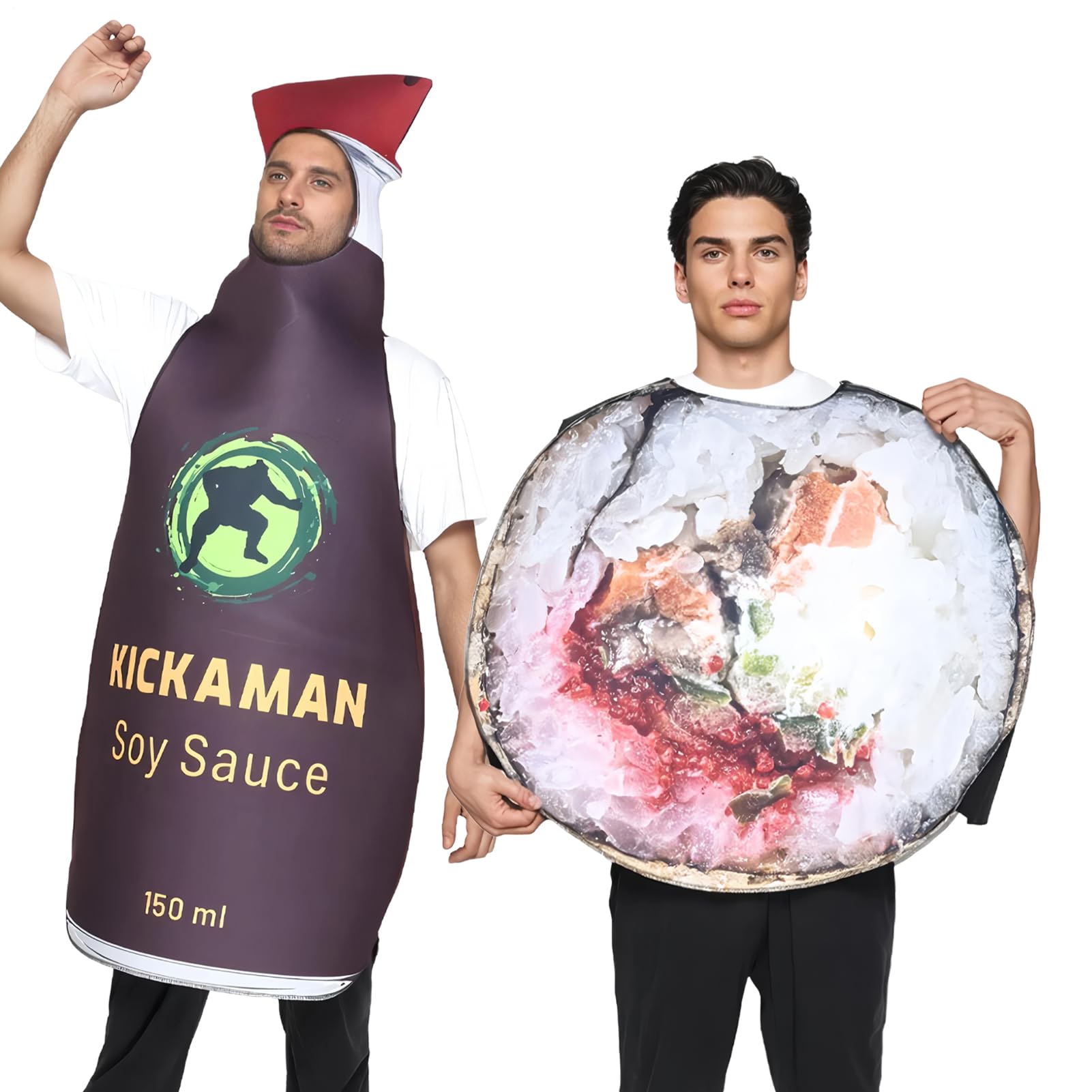 Halloweenowy Kostium dla Dorosłych Łatwe do założenia imprezowe akcesoria | Przebrania Cosplay Dla Dorosłych Japońskiego Jedzenia Na Bożonarodzeniowe, Karnawałowe Imprezy I