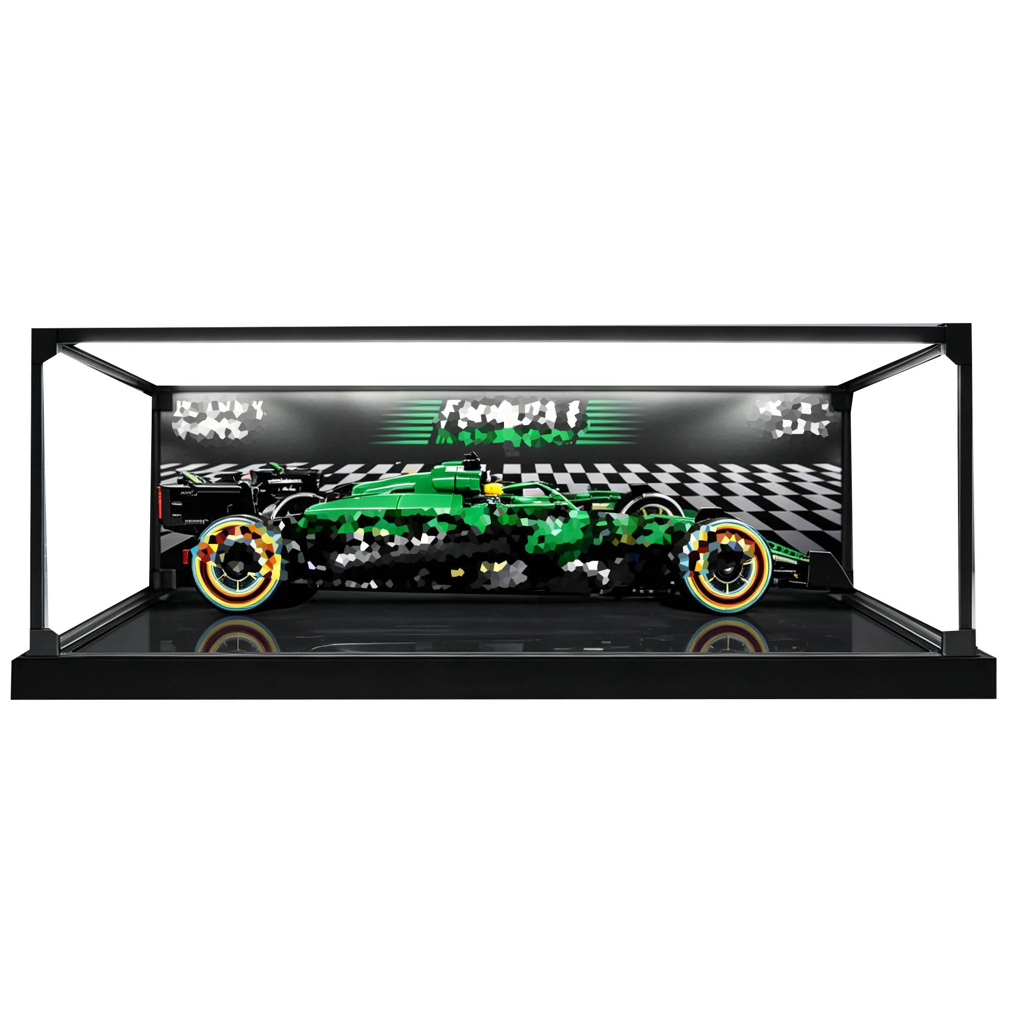 Clear Acrylic Display Case, Fits for for Le-go 42240 Sets (Style A)