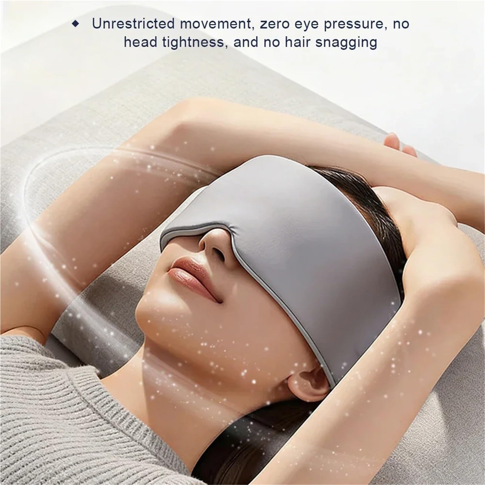 Maschera Oculare Peso Maschera for gli occhi in velluto a micropressione che blocca la luce. Aiuta il sonno profondo. La sensazione di seta ghiacciata pesata for gravità allevia l'affaticamento(Pink)