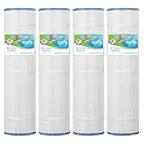 BLUEFLO Pool Filter Cartridge Replacement for PJAN115, Jandy CL 460, CV460, Unicel C-7468, Filbur FC-0810, R0554600, 27” x 7”, 4 Pack