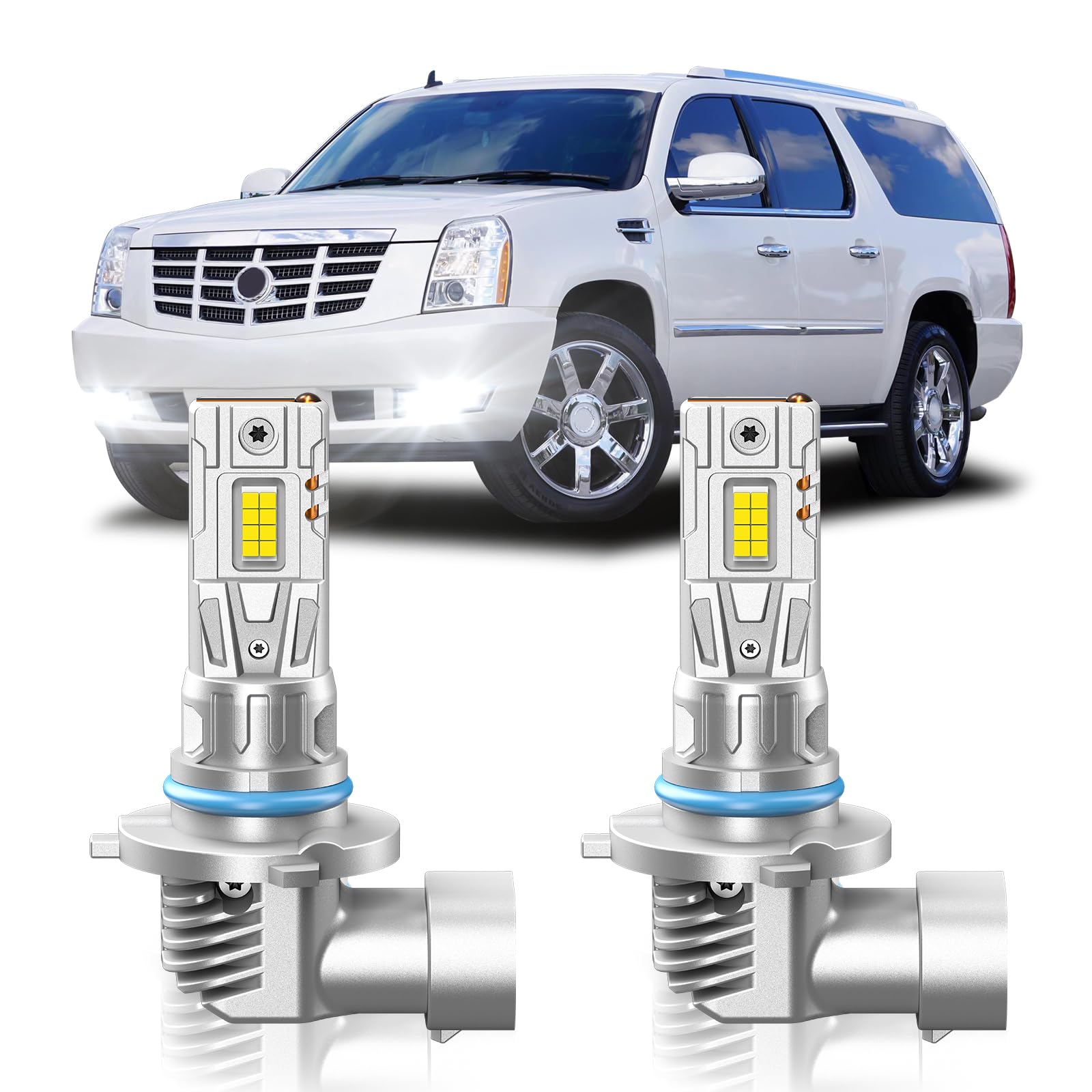 Fit for Cadillac Escalade 2007-2014 Fog Light Bulbs, Pack of 2