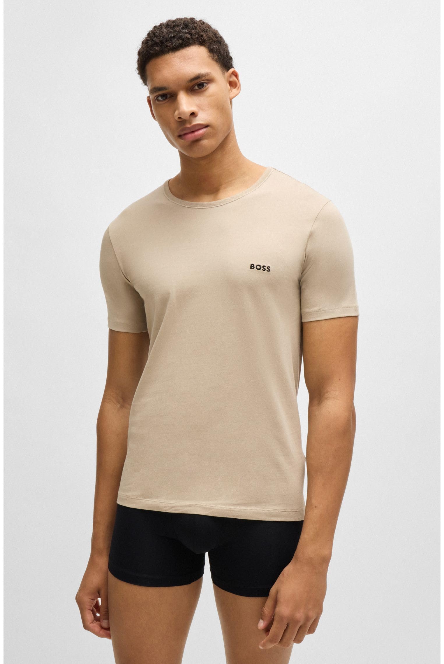 BOSS Herren T-shirt Rn 3p Co T-Shirt