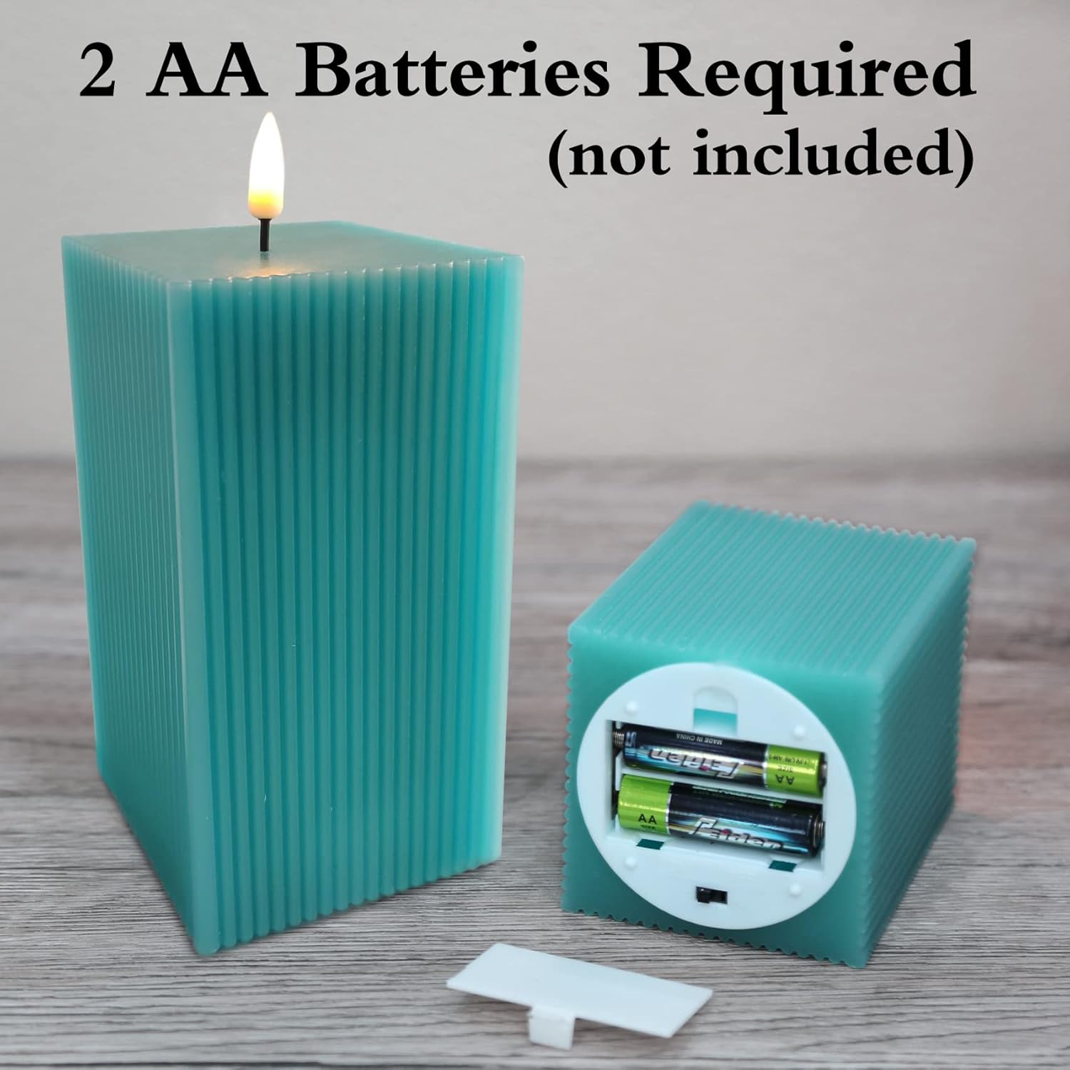 Velas Led Acanaladas Ahumadas Con Control Remoto (6 Piezas) | Meses Sin