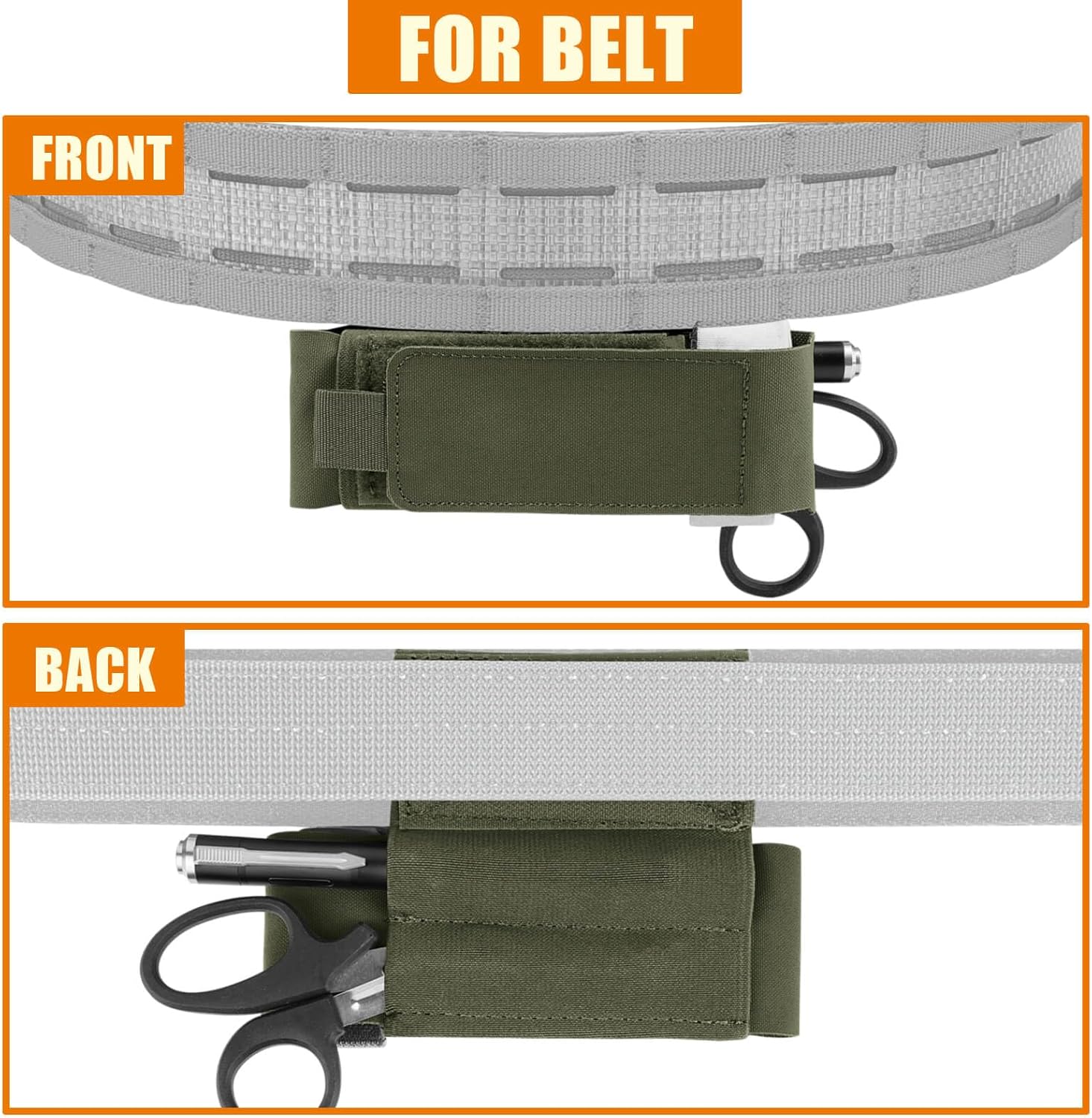 Tourniquet Holder Tactical TQ Holders with Hook and Loop Tourniquet Strap Storage Pouch Medical Pouches for Vest and Duty Belt