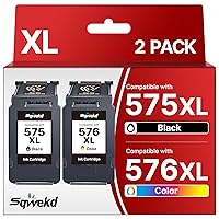 Sqwekd PG-575XL CL-576 XL Cartucce d'inchiostro per Cartucce Canon 575 576 XL per