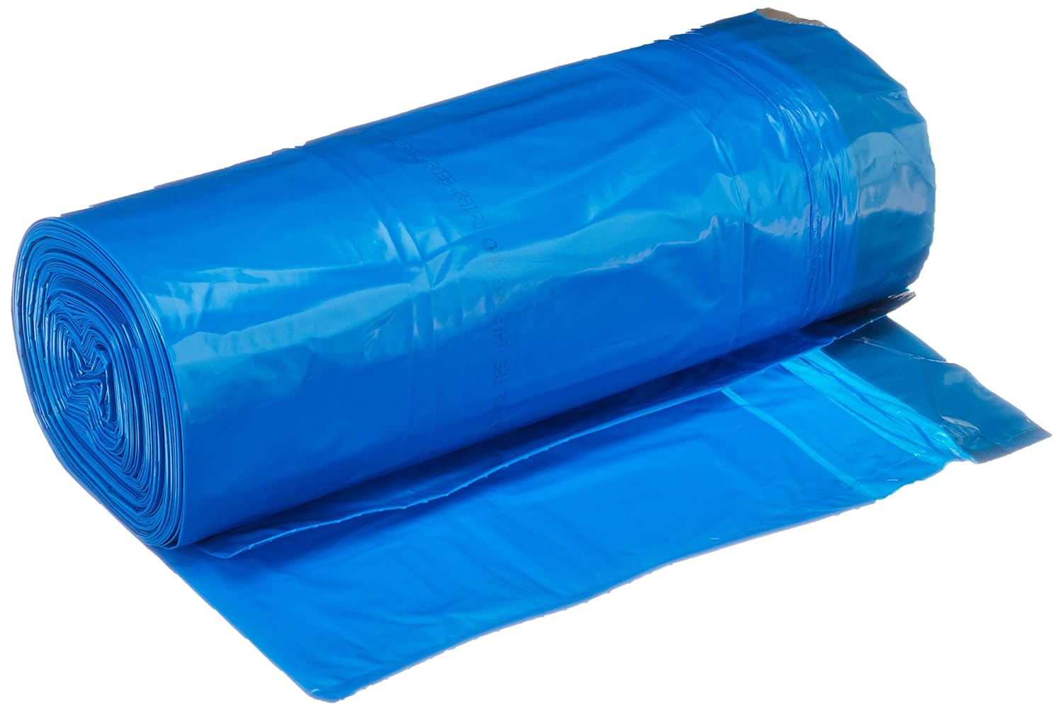 Crazy Clearance AmazonCommercial 13 Gallon Blue Recycling Bags /w Drawstrings - 0.7 MIL - 45 Count