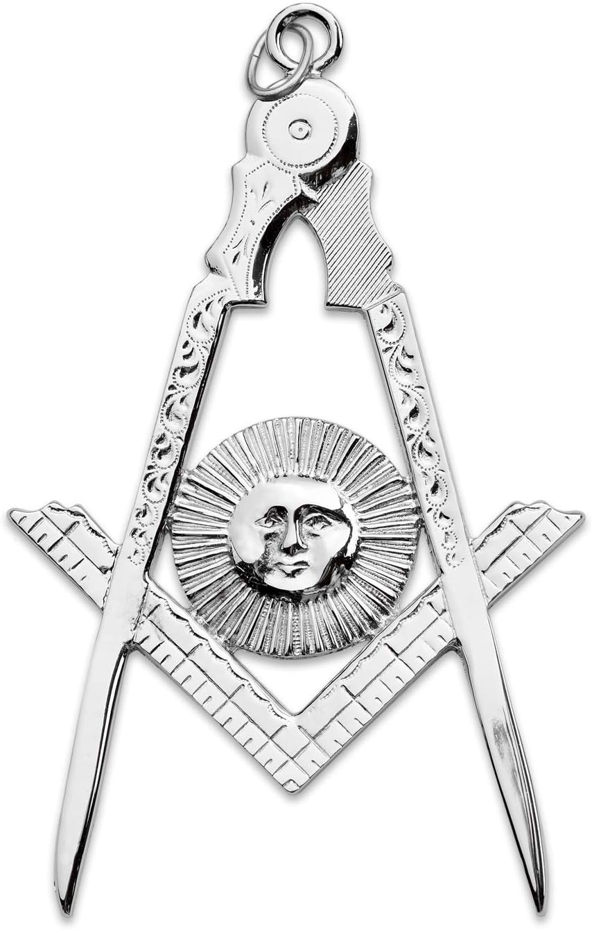 Senior Deacon Blue Lodge Masonic Officer Jewel - [Silver]