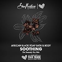 Vista 4 de SheaMoisture Jabón en Barra para Piel Problemática Jabón Negro Africano Limpiador con Mantequilla de Karité 8 onzas