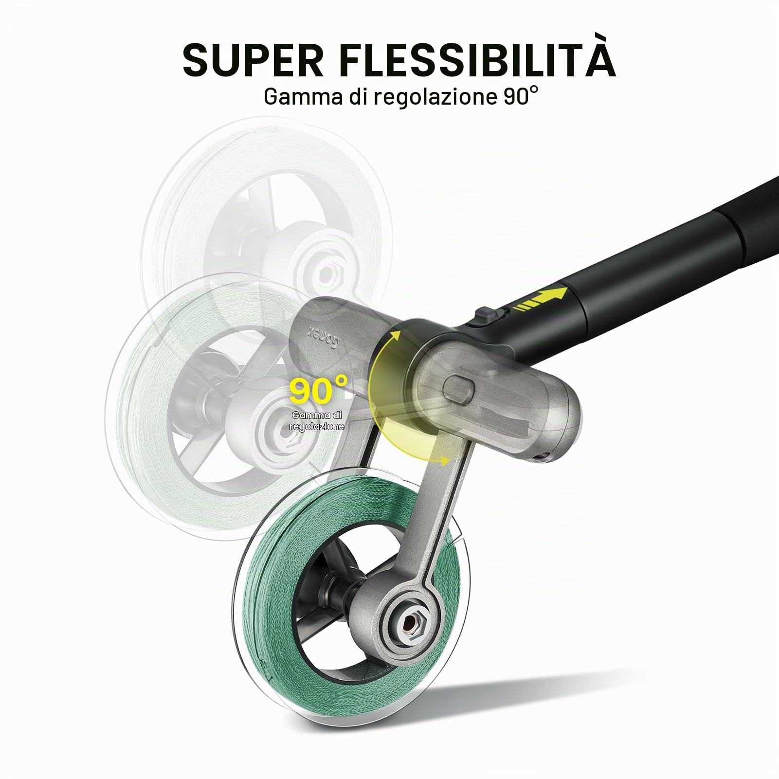 Gonex Imbobinatore Avvolgitore Bobinatore Avvolgi per Mulinelli Pesca | Compatibile con Molti Mulinelli, Corpo Inox, Pinza in Alluminio, Uso Mancino/Destro, Portatile per Barca e Kayak.