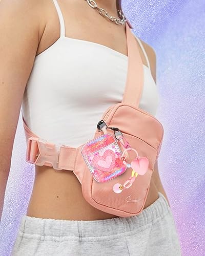 Miniatura 6 de Funda para Apple para Airpod 21 - Kawaii Linda Estética Femenina para Niñas y Mujeres Protector con Purpurina Líquida Brillante Diseño Llamativo