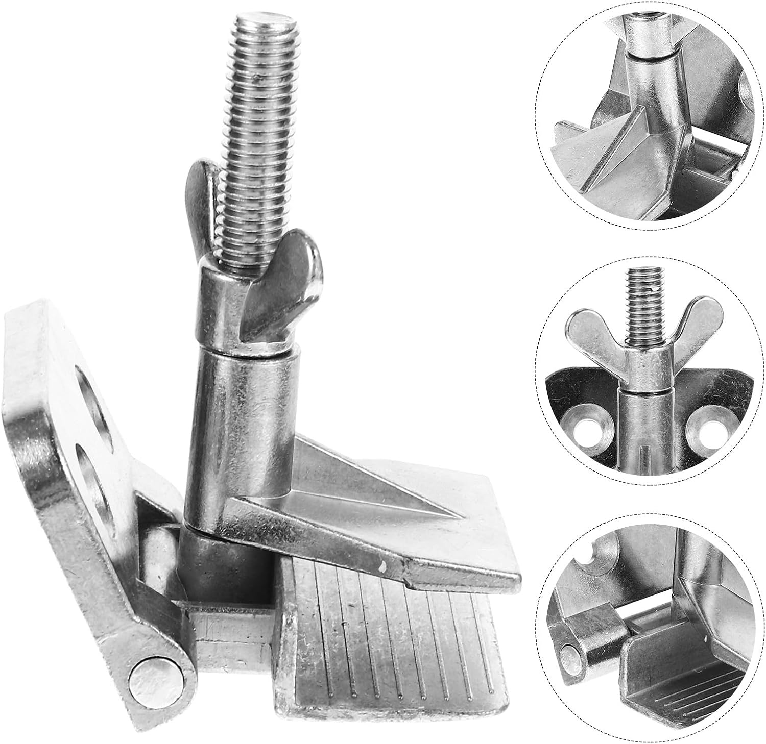 HOOTNEE Galvanized Butterfly Hinge Clamp for Screen Printing Mesh Fixing Silver Metal Silk Screen Printing Tool and Printmaking Accessories