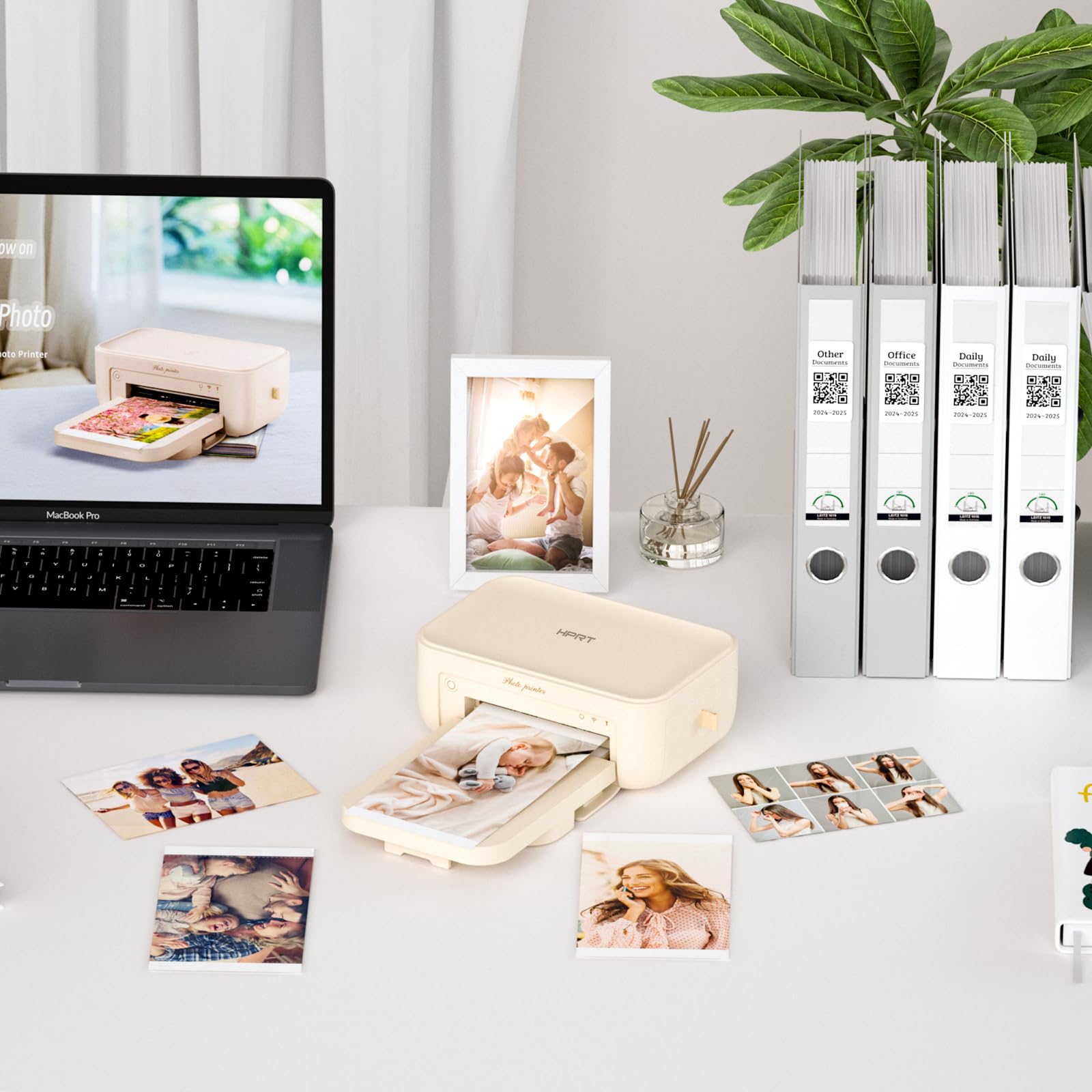 HPRT Tragbarer Fotodrucker - 10x15cm Dye-Sublimation Mit AR Funktion